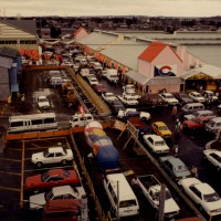 1985年（S.60） 3月頃 建設中の焼津さかなセンター